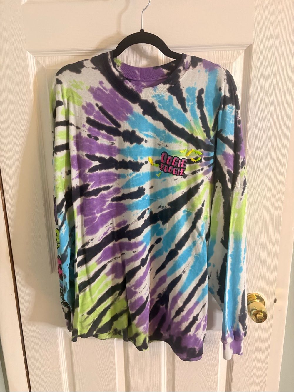 NWT The Nightmare Before Christmas Oogie Boogie Tie-Dye Villain Spirit Jersey M